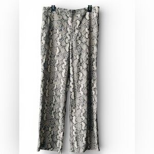 H&M snake skin trousers